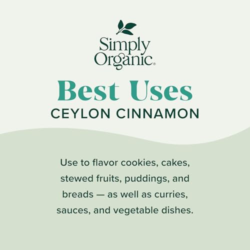 Simply Organic Ground Ceylon Cinnamon