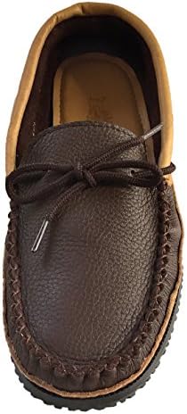 Laurentian Chief Men's Moose & Elk Leather Moccasin Shoes