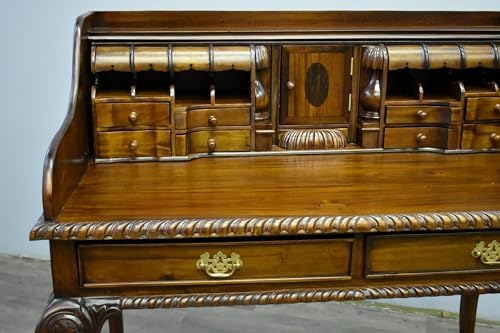 Crafters and Weavers Legacy Escritoire Secretary Desk - Brown Walnut