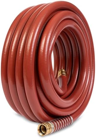 Gilmour Pro Commercial 3/4" x 50' Heavy Duty Water Hose, Durable and Kink Resistant 50 ft Garden Hose | 400 PSI burst strength