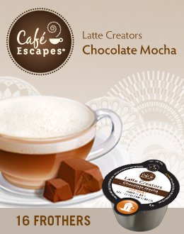 Cafe Escapes Latte Creators Chocolate Mocha for Keurig Vue