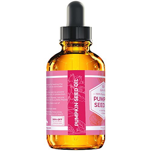 Leven Rose Pumpkin Seed Oil for Hair Growth 2 oz, 100% Pure Pumpkin Seeds Oil for Skin and Nails - Natural Pumpkin Seed Extract for Moisturizing Scalp, Dry and Rough Skin
