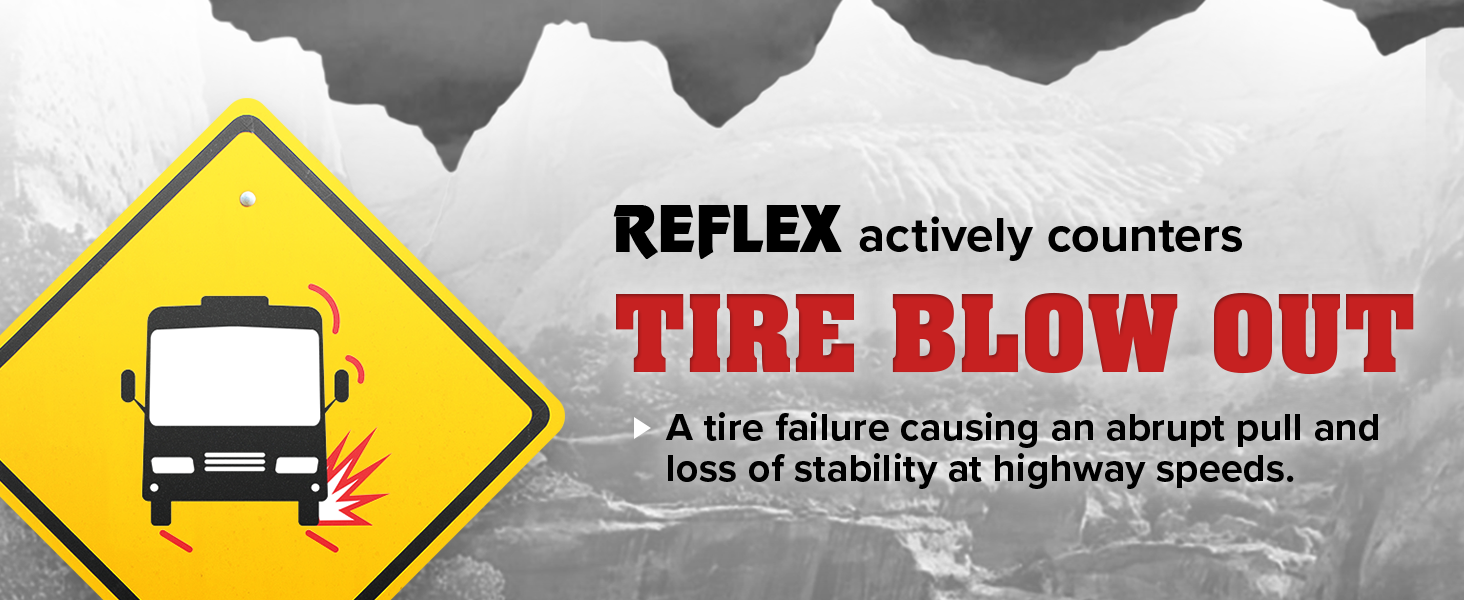 Reflex actively counters blow out