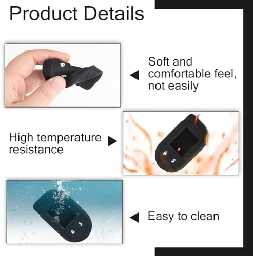 Remote Case for Viper, Soft Silicone Car Key Case Shell, Protective Fob Cover with Button