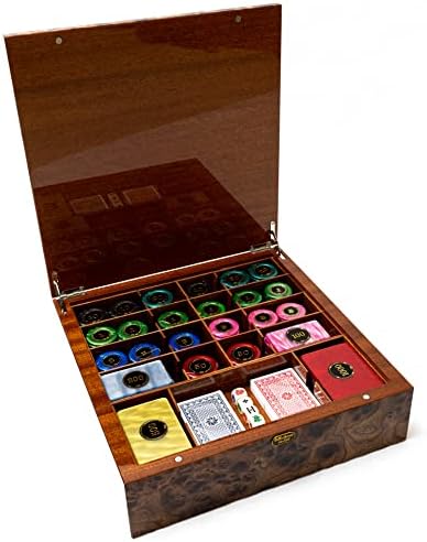 Bello Games Collezioni - Palermo Luxury Poker Chips & Card Set from Italy