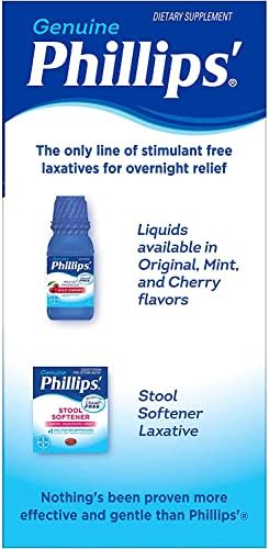 Phillips' Laxative Caplets, 24 Caplets (Pack of 4)