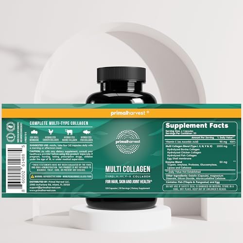 Primal Harvest Multi Collagen - Daily Supplement, Dairy & Gluten Free