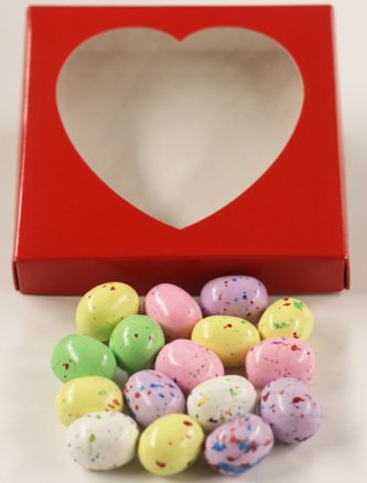 Scott's Cakes Speckled Chocolate Malted Eggs in a 1 Pound White Gourmet Box