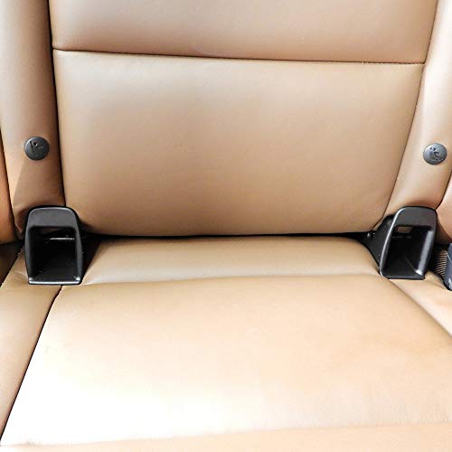2pcs Car Child Seat ISOFIX Interface Buckle, Black Fixed Guide Groove