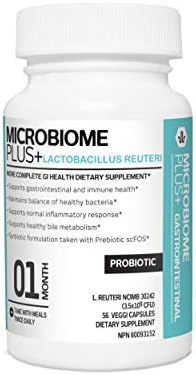 Microbiome Plus Gastrointestinal Probiotics L Reuteri NCIMB 30242 GI Digestive Supplements Capsule