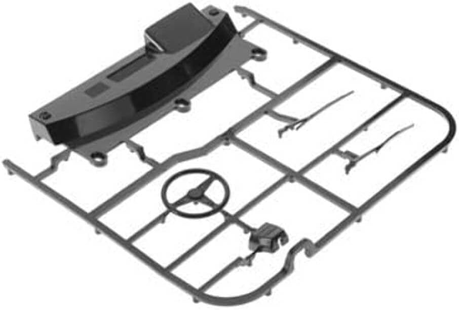 RC4WD Z-B0080 Mojave II Dash/Wiper Parts Tree Black