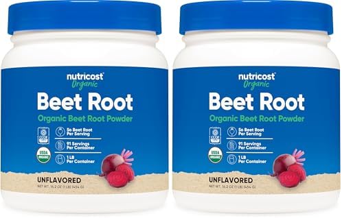 Nutricost Organic Beet Root Powder (1 LB) Certified USDA Organic