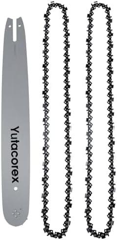 18inch Chainsaw Guide Bar and Chain Combo, Replacement Accessories Fits Stihl MS230, MS 230C, MS241 C-M, MS250, MS250C, MS250 C-BE, MS251, MS251C