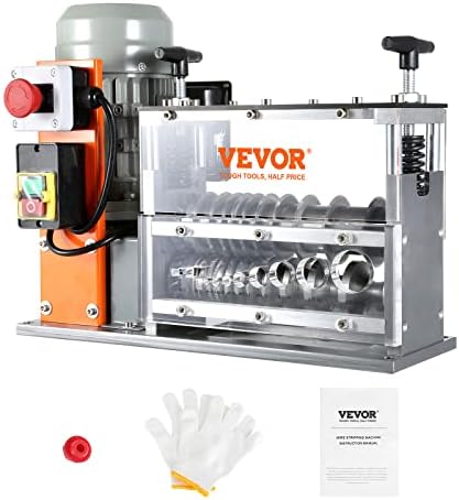 VEVOR Wire Stripping Machine 0.06-1.5 inch, 11 Channels 10 Blades