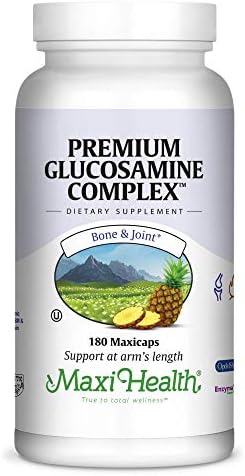 Glucosamine MSM and Hyaluronic Acid with Bromelain Supplement – Joint Support Supplement for Women and Men with Enzymes and Hyaluronic Acid –