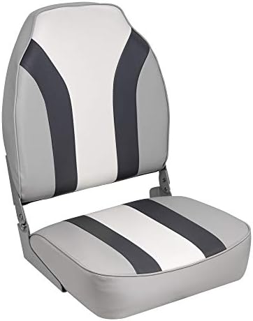 Wise Classic Stripe High Back Boat Seat