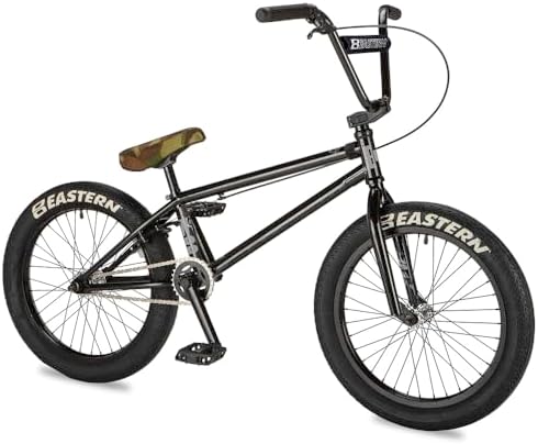Eastern Bikes Wolfdog BMX Bike, 20-Inch, Full Chromoly Frame (Black)