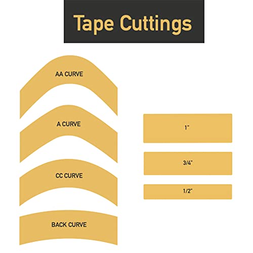 Sunshine Tape | 1522 3M Clear Wig Tape | A Curve 36 Pieces | Double Sided Clear Toupee Adhesive | Made in USA