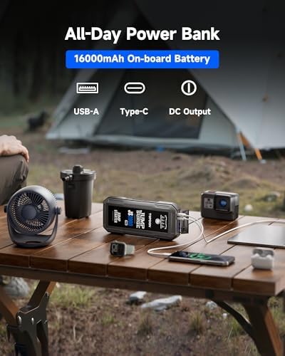 TOPDON JS2000Pro Car Battery Jump Starter, 2000A Peak 12V Portable Jump Starter Battery Pack for Up to 8.0L Gas/6.0L Diesel Engines