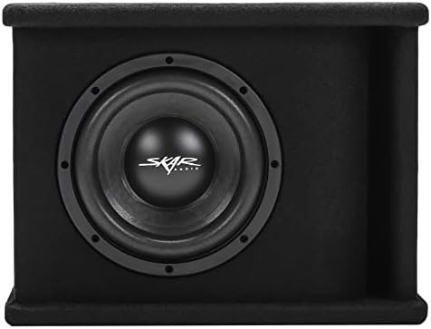 Skar Audio Single 8" Complete 700 Watt SDR Series Subwoofer Bass Package - Includes Loaded Enclosure with Amplifier