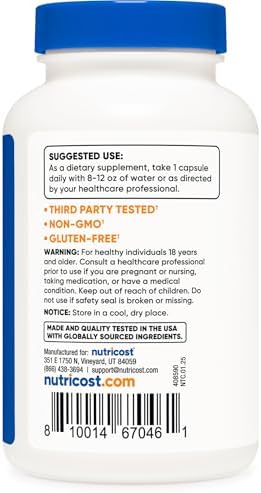 Nutricost Myrrh Extract 120 Capsules for 120 Servings Per Bottle, GMO-Free
