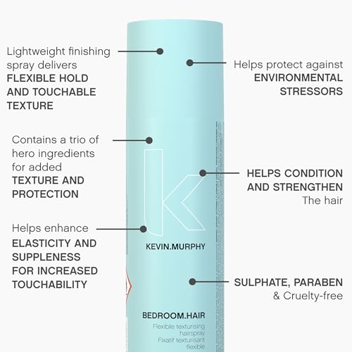 Kevin Murphy Bedroom Hair Flexible Texturising Hairspray, 7.9 Ounce