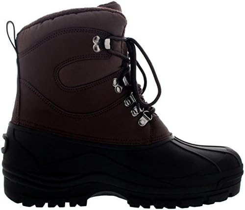 POLAR Mens Snow Waterproof Duck Hiking Bean Hiker Walking Short Ankle Boots