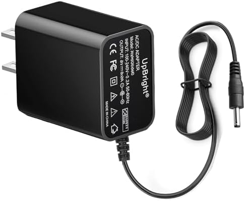 UpBright 6V AC/DC Adapter Compatible with Braun 63990 64797 Harbor Freight Tools 845 350 Lumen Worklight Rechargeable Lithium Li-Ion 3.7V 2000mAh