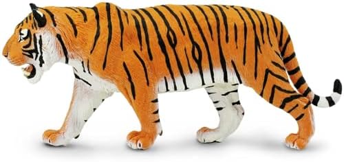 Safari Ltd. Siberian Tiger Figurine - Realistic 10.5" Figure - Educational Toy for Boys, Girls and Kids Ages 1+