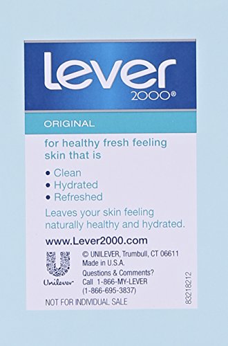 Lever 2000 Original Refreshing Bar Soap, Perfectly Fresh 4 oz, 2 ea