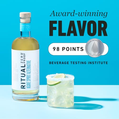 RITUAL ZERO PROOF Agave Spirit Alternative | Award-Winning Non-Alcoholic Spirit | 25.4 Fl Oz (750ml) | Zero Calories | Sustainably Made in USA