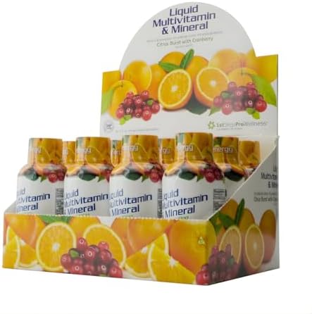 1st Step for Energy, Liquid Multivitamin and Mineral Citrus, 2-Ounce (Pack of 12)