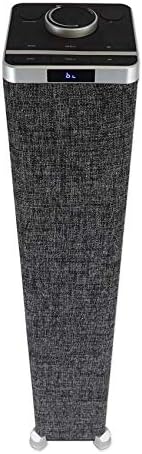 Rockville ONE-Tower Black Bluetooth Tower Speaker with HDMI/Optical/RCA