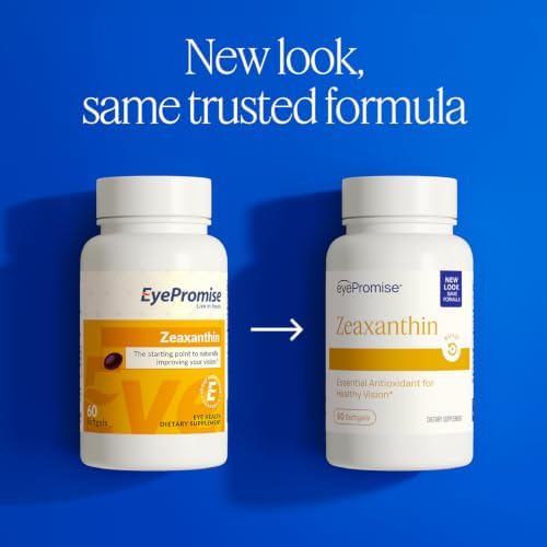 EyePromise Zeaxanthin Eye Health Supplements - 60 Softgels