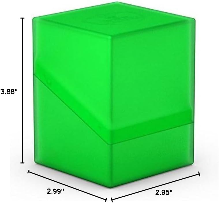Ultimate Guard Boulder 100+ Classic, Deck Case for 100 Double-Sleeved TCG Cards, Emerald, Secure & Durable Storage for Trading Card Games, Soft-Touch Finish