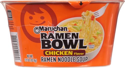 Maruchan Bowl Chicken Ramen Noodles, 3.32 Oz