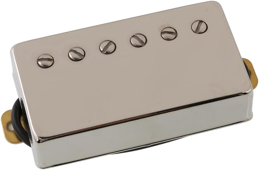 Alnico 2 Magnets Humbucker Pickup Set Vintage Output Four Conductor Wire for LP Les Paul Electric Guitar Chrome