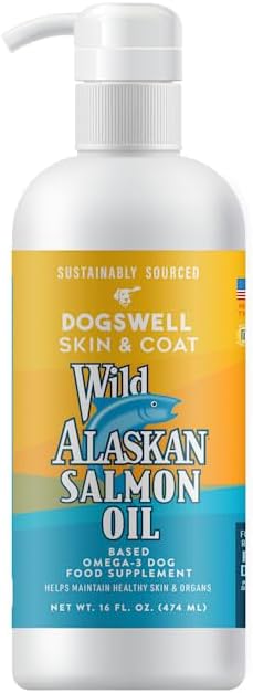 Skin & Coat Salmon Oil Based Omega-3 Supplement for Dogs 16 fl.oz.
