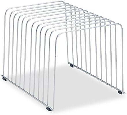 Fellowes Desktop Organizer, 11 Sections, 9" x 11.375" x 8", Wire, Silver (72012) | (72012)