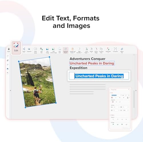 MobiPDF Lifetime - Professional PDF Editor for Windows | Edit, Sign & Convert PDFs | Best Adobe Acrobat Pro Alternative | Lifetime License