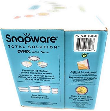 Snapware 18-piece Pyrex Glass Food Storage Set (Purple & Blue)