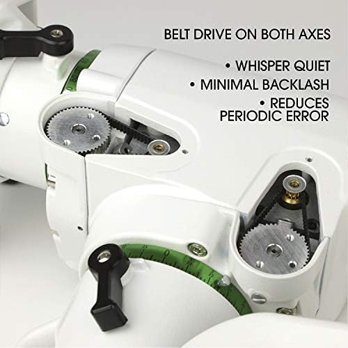 Sky-Watcher EQ6-R – Fully Computerized GoTo German Equatorial Telescope Mount – Belt-driven, Motorized, Computerized Hand Controller with 42