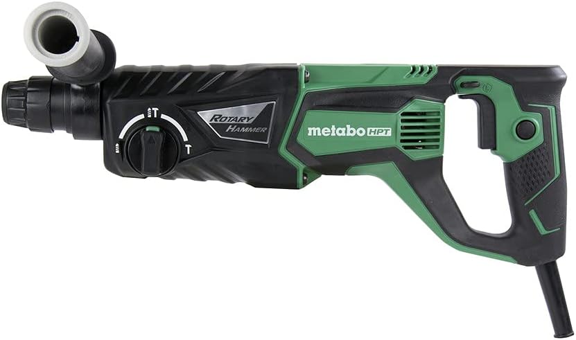 Metabo HPT Rotary Hammer | SDS Plus | 1-Inch, 7.5-Amp | For Drilling | Chipping and Hammer Drilling (DH26PF)