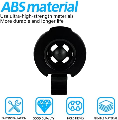 BOROLA GPS Holder Bracket Cradle, Compatible for Garmin Nuvi | Durable plastic GPS mount bracket, tool-free install, ball-socket adjustment for vehicle air vent mounting