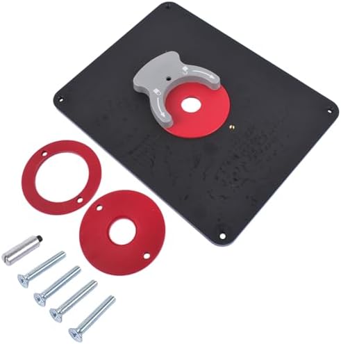 PRS4038 Precision Router Table Insert Plate with Level-Loc Rings (Undrilled)