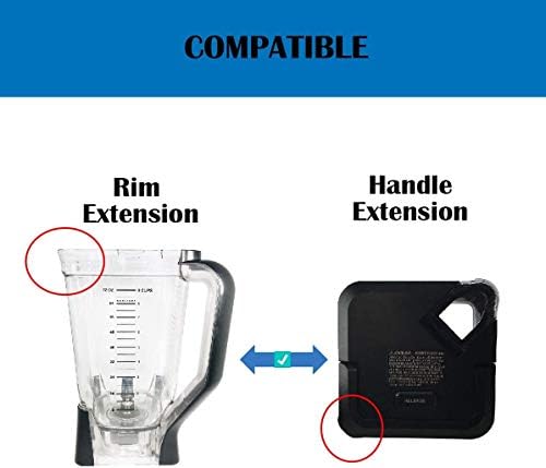 Genuine Ninja BL660 replacement parts / Lid with handle extension . Will ONLY WORK WITH PITCHER WITH EXTENDED ED RIM)