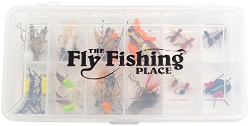 The Fly Fishing Place Trout Fly Assortment - Essential Terrestrials Fly Fishing Flies Collection - Includes Foam Hoppers, Ants, Beetles