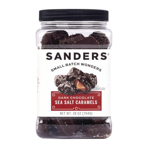 Sanders Dark Chocolate Sea Salt Caramels - 36 ounces (2.25 pounds)