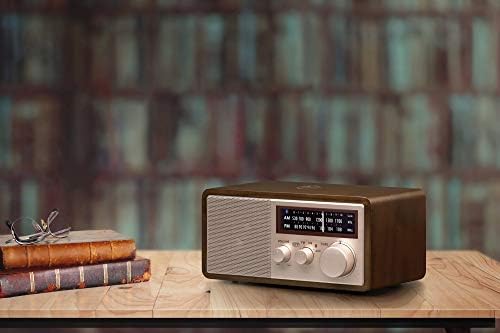 Sangean WR-16 AM/FM, Aux-in, Bluetooth, Wooden Cabinet Radio