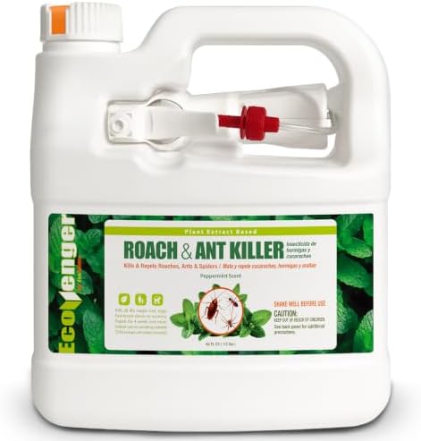 EcoVenger® Roach and Ant Killer 16 oz | Kills on Contact | Extended 4-Week Deterrence | Peppermint Scent | Child and Pet Safe